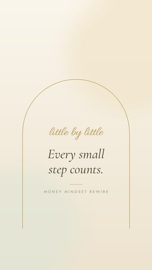Wallpaper: Every small step counts.